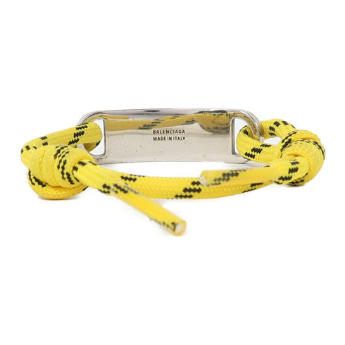 BALENCIAGA Plate Bracelet Metal Yellow