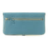 HERMES PHW Dogon MM Long Wallet Clemence Leather Blue Jeans