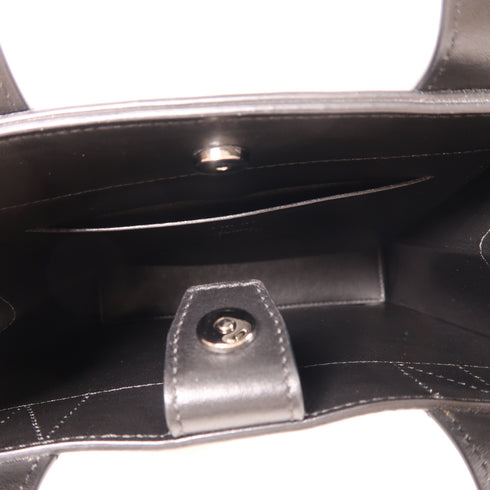 CHRISTIAN DIOR CD Shawn Stussy Crossbody 2 Way Bag Calfskin Leather Black