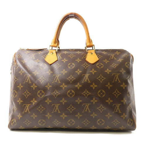 LOUIS VUITTON LV GHW Speedy 35 Handbag M41524 Monogram Brown