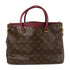 LOUIS VUITTON LV GHW Pallas 2 Way Shoulder Bag Monogram Brown/Purple