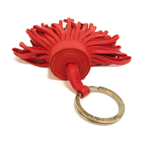 HERMES GHW Carmen Charm Veau Swift Leather Red