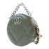 CHANEL Quilted CC Round Clutch 19 2way Chain Shoulder Bag AP0945 Lambskin Green