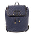 CHANEL CC GHW Backpack Calfskin Leather Dark Blue