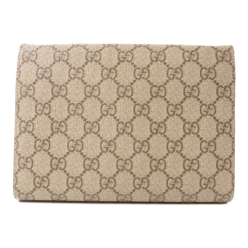 GUCCI GG SHW Dionysus Mini Chain Shoulder Bag 401231 Coated Canvas Brown