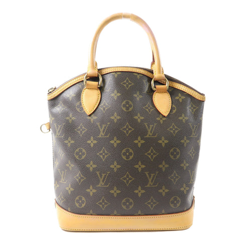 LOUIS VUITTON LV GHW Lockit Handbag M40102 Monogram Brown v2