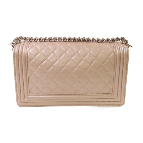 CHANEL Quilted SHW CC Boy Chanel Shoulder Bag Lambskin Leather #15932042 Pink