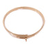 HERMES Kelly Bracelet Bangle 18K Pink Gold/Diamond