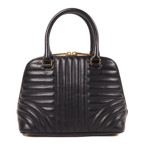 PRADA GHW Promenade 2 Way Shoulder Bag 1BA143 Calfskin Leather