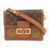 LOUIS VUITTON LV GHW Mini Dauphine Shoulder Bag M45959 Monogram Reverse Brown v2