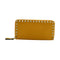 Valentino GHW SHW Long Wallet Calfskin Leather Yellow