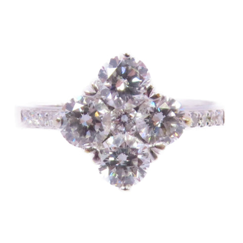 JEWELRY Diamond Ring US#5.75 18K White Gold v1