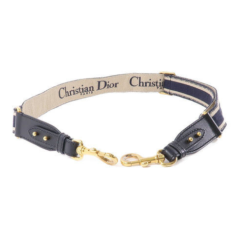 Christian Dior CD GHW Shoulder Strap Canvas Blue