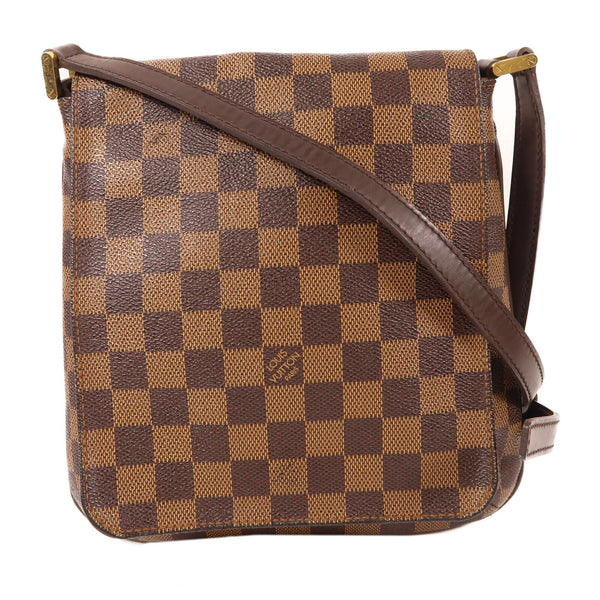 LOUIS VUITTON LV GHW Musette Salsa Shoulder Bag N51300 Damier Brown v1