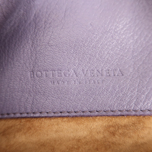 BOTTEGA VENETA BV Tote Bag Handbag Calfskin Leather Purple