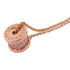 BVLGARI B.Zero1 Diamond Necklace K3WA44 18K Rose Gold