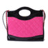 CHANEL Quilted CC GHW Chanel 31 Mini Shopping Bag Leather AS4133 Pink/Black