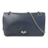 CHANEL CC SHW 2.55 Chain Shoulder Bag Calfskin Leather Blue