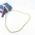GUCCI GG GHW Sylvie Mini Bag Chain Shoulder Bag 431666 Calfskin Leather Blue