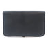 HERMES PHW Dogon GM Long Bifold Wallet Clemence Leather Noir Black