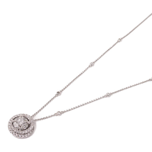 Fine Jewelry Diamond Necklace Accessories 18K White Gold