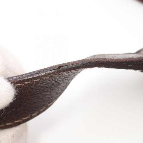 GUCCI GHW Abbey GG Tote Bag 130739 Canvas Brown