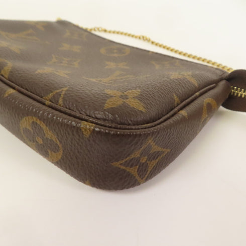LOUIS VUITTON LV GHW Mini Pochette Accessoires Handbag M58009 Monogram Brown v3