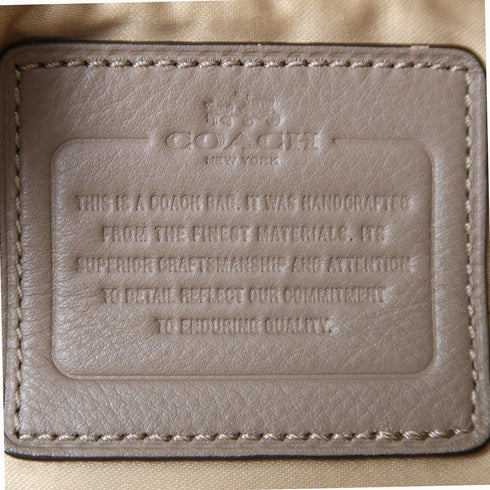 COACH SHW Tote Bag Handbag Suede Brown