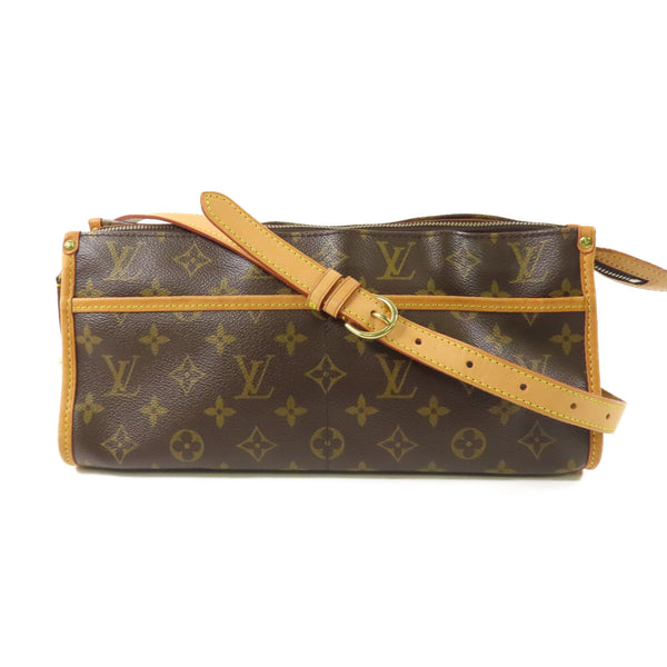 LOUIS VUITTON LV GHW Popincourt Long Shoulder Bag M40008 Monogram Brown v1
