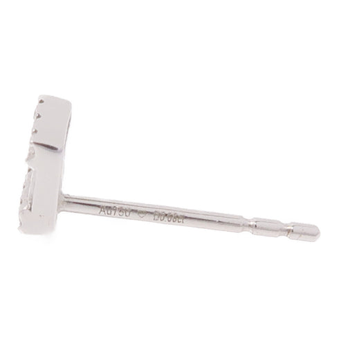 JEWELRY 0.08ct/0.08ct Diamond Earrings 18K White Gold