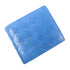 BOTTEGA VENETA Wallet Intrecciato Leather Blue
