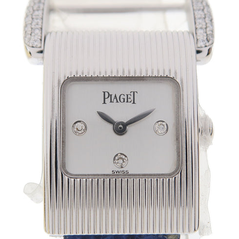 PIAGET Possession Automatic Watch 11269622 Stainless Steel/Leather White