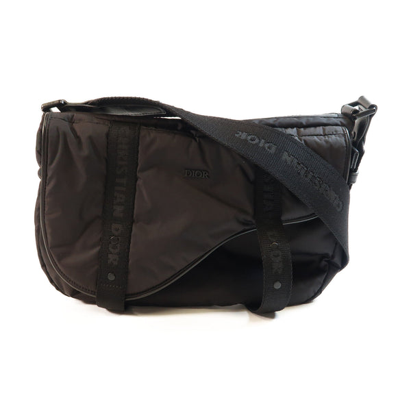 Dior HOMME Nylon Saddle Messenger Nylon Black