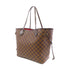 LOUIS VUITTON LV GHW Neverfull MM Tote Bag N51105 Damier Ebene Brown