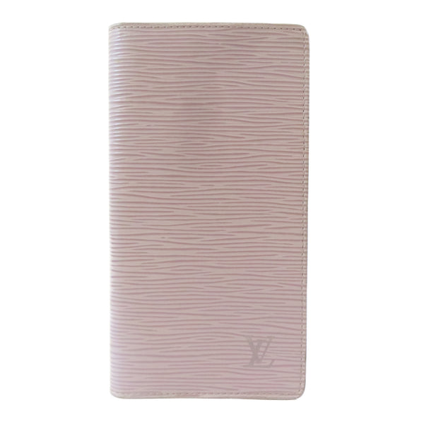 LOUIS VUITTON LV Long Bifold Wallet Epi Leather Beige