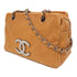 CHANEL CC SHW Chain Shoulder Bag Calfskin Leather Orange
