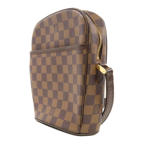 LOUIS VUITTON LV GHW Ipanema PM Shoulder Bag N51294 Damier Brown