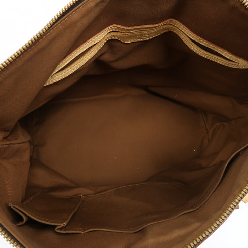 LOUIS VUITTON LV GHW Palermo GM 2 Way Bag M40146 Monogram Brown