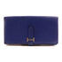 HERMES PHW Bearn Long Wallet Veau Epsom Leather Blue