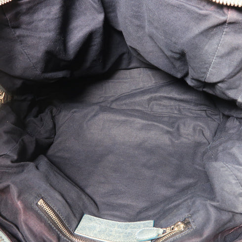 BALENCIAGA SHW Hand Bag Calfskin Leather Green