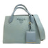 PRADA SHW Shoulder Bag 2 Way Bag 1BA156 Saffiano Leather Light Blue