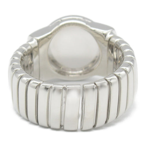 BVLGARI Tubogas Onyx Ring 18K White Gold Bvlgari#52 US#6.25