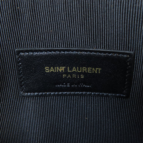 YVES SAINT LAURENT YSL GHW Clutch Bag Pouch 403418 Suede Leather Brown