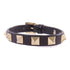Valentino GHW Rockstud Leather Bracelet Metal Calfskin Leather