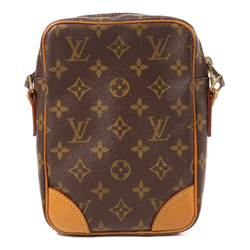 LOUIS VUITTON LV GHW Danube Shoulder Bag M45266 Monogram Brown v2