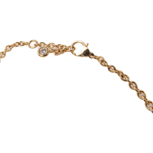 HERMES Filet D'Or Bracelet 18K Pink Gold Diamond