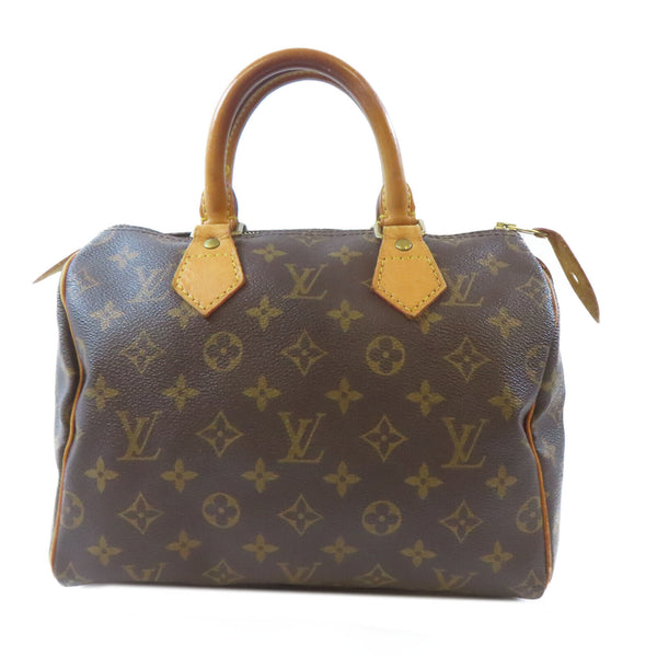 LOUIS VUITTON LV GHW Speedy 25 Handbag Boston Bag M41528 Monogram Brown