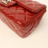 CHANEL CC GHW Classic 20 Chain Shoulder Bag Patent Leather Red