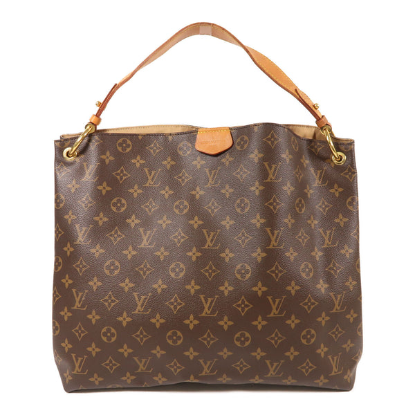 LOUIS VUITTON LV GHW Graceful MM Shoulder Bag M43704 Monogram Brown