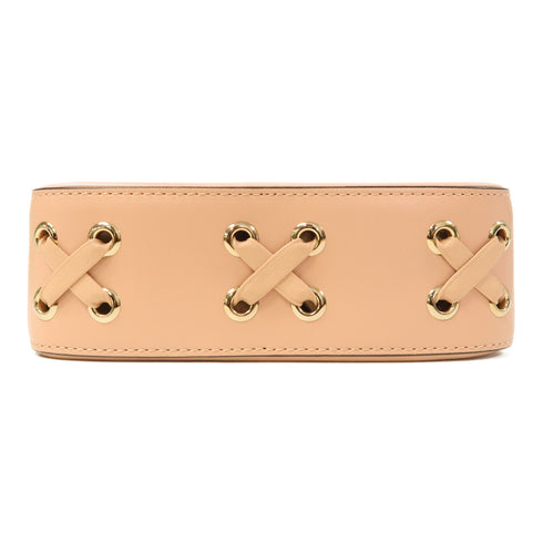 VALENTINO Shoulder Bag Crossbody Calfskin Leather Pink